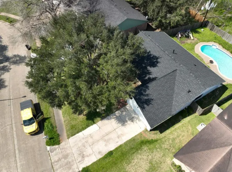 houston roofing before and after